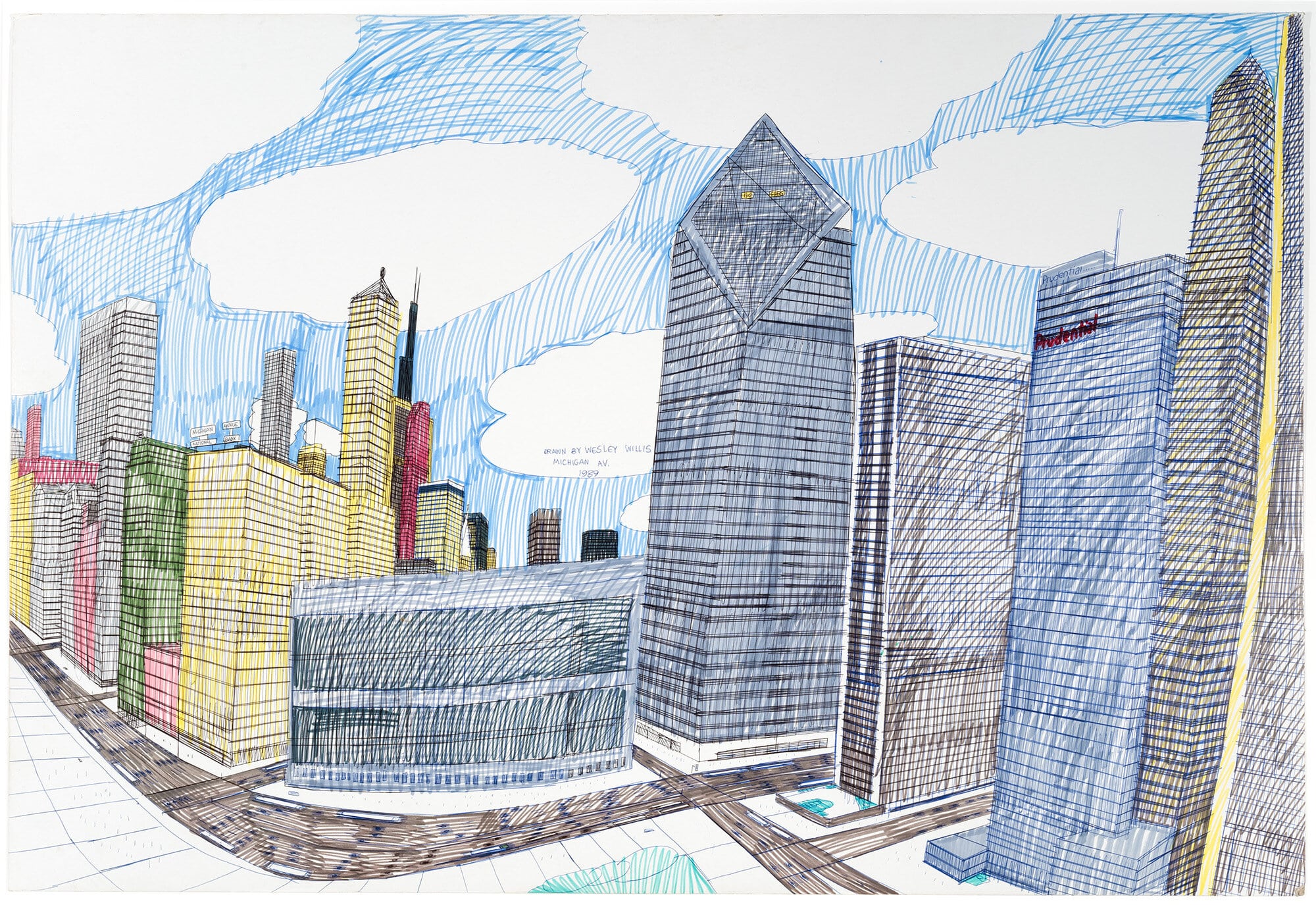 “Michigan Avenue,” 1989.