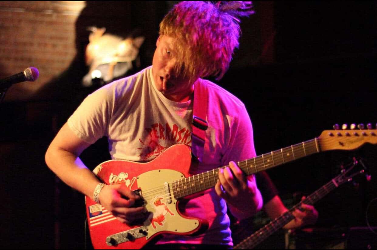 Fassnacht playing the High Noon Saloon with Fire Heads in 2014.