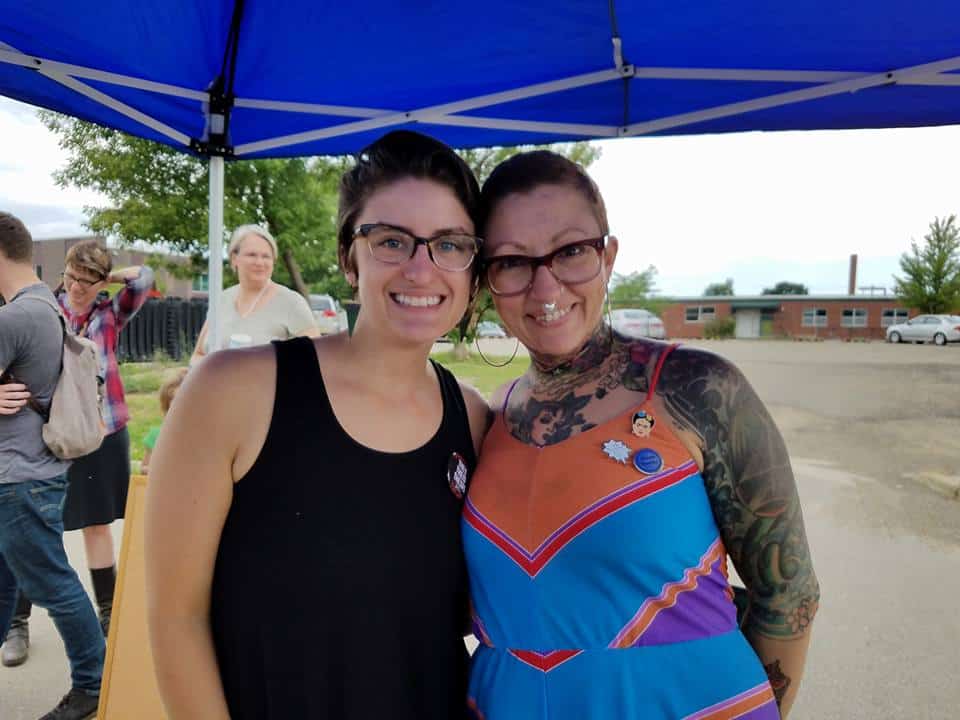 Alaura Seidl (left) and Wendi Kent.