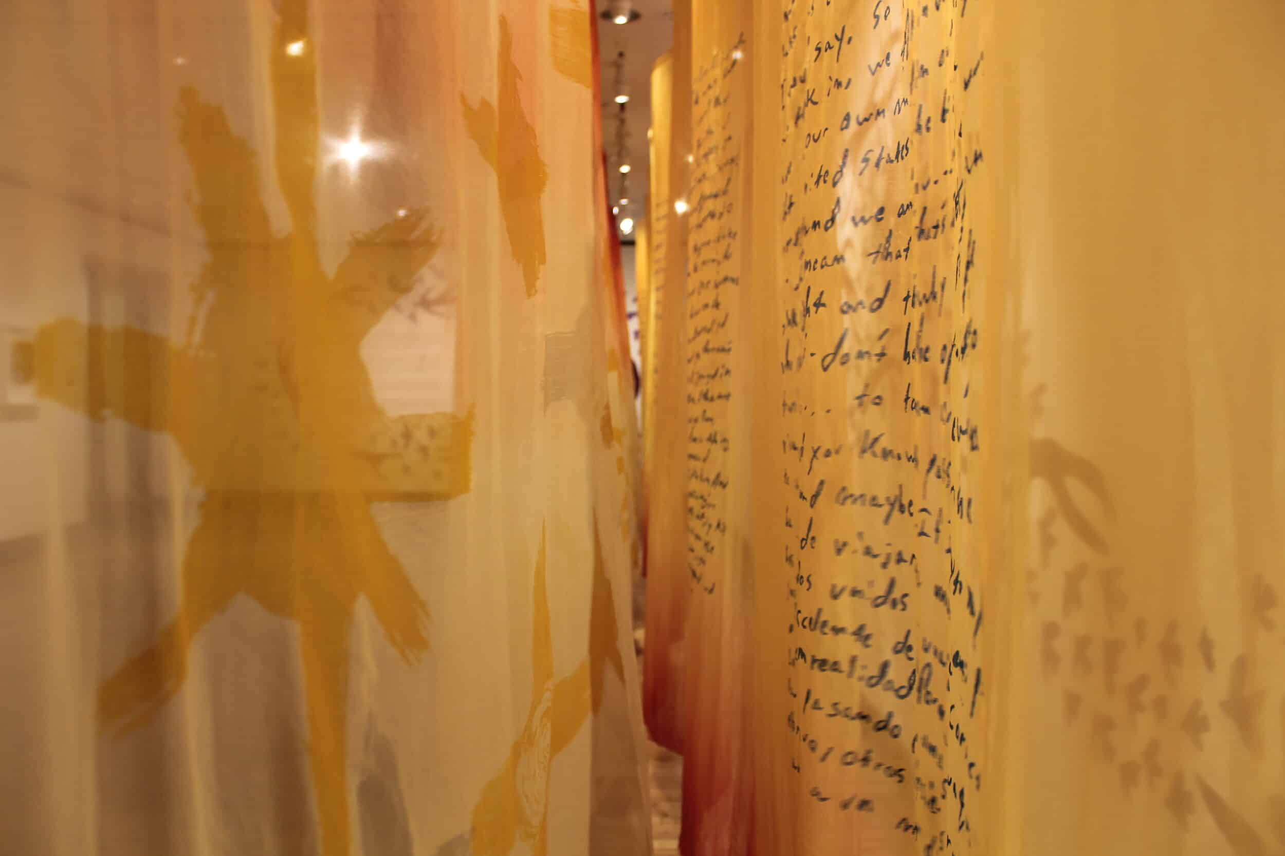 With a sun and vibrant reds, oranges and yellows, Torres Mata wants to create the feeling of a sunset or sunrise.