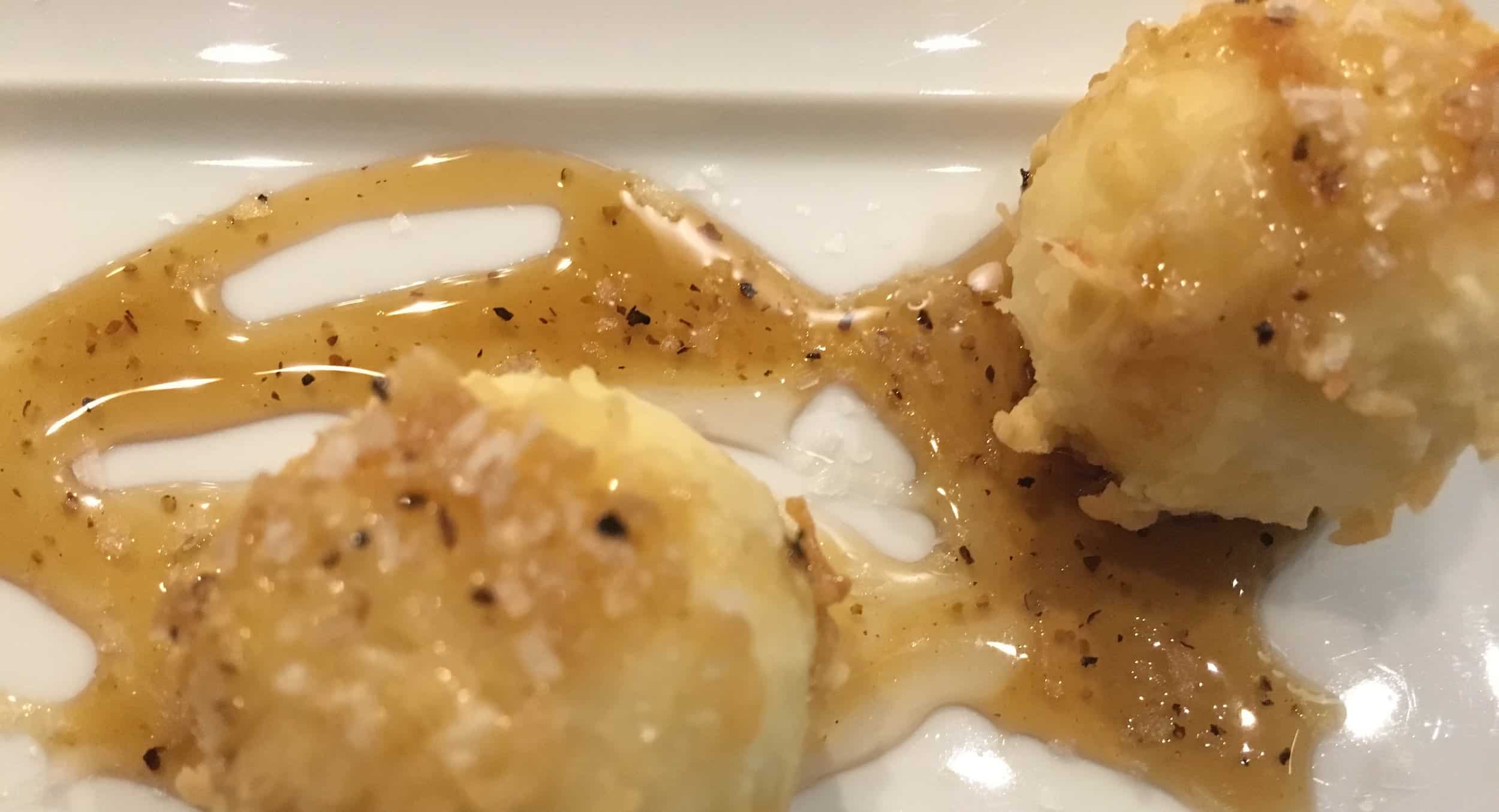 Deep-fried chevre, AKA high-end cheese balls. Photos by Adam Powell.