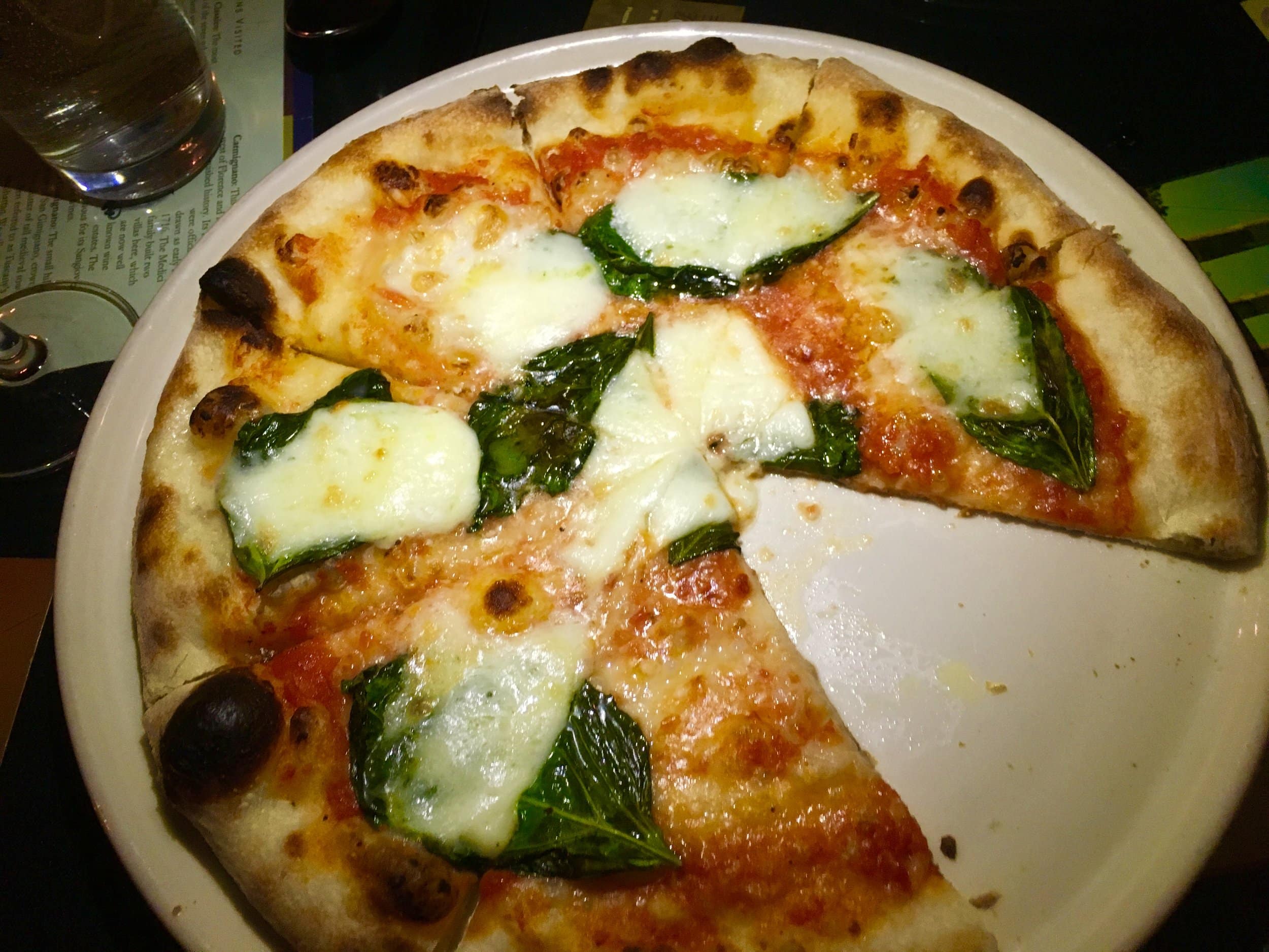 The Margherita is the highlight of Lombardino's pizza menu.