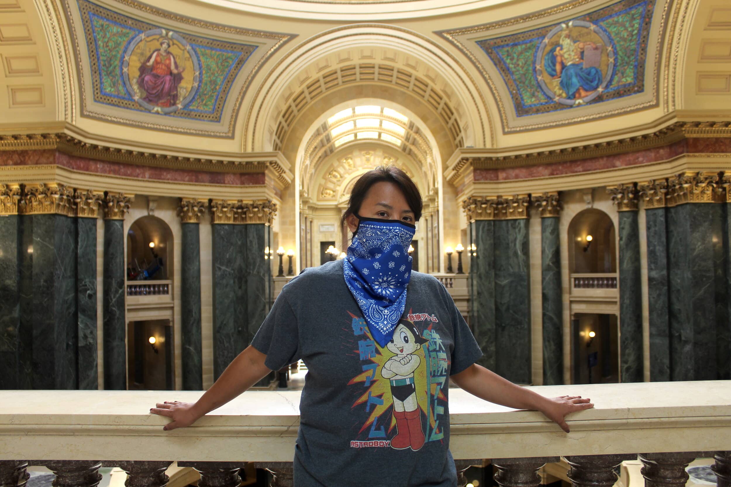 Photo: Angelica Contreras is a Mexican American artist who explores identity, traditions, and popular culture through her art. Photo by Elizabeth Marie Lang Oreamuno.