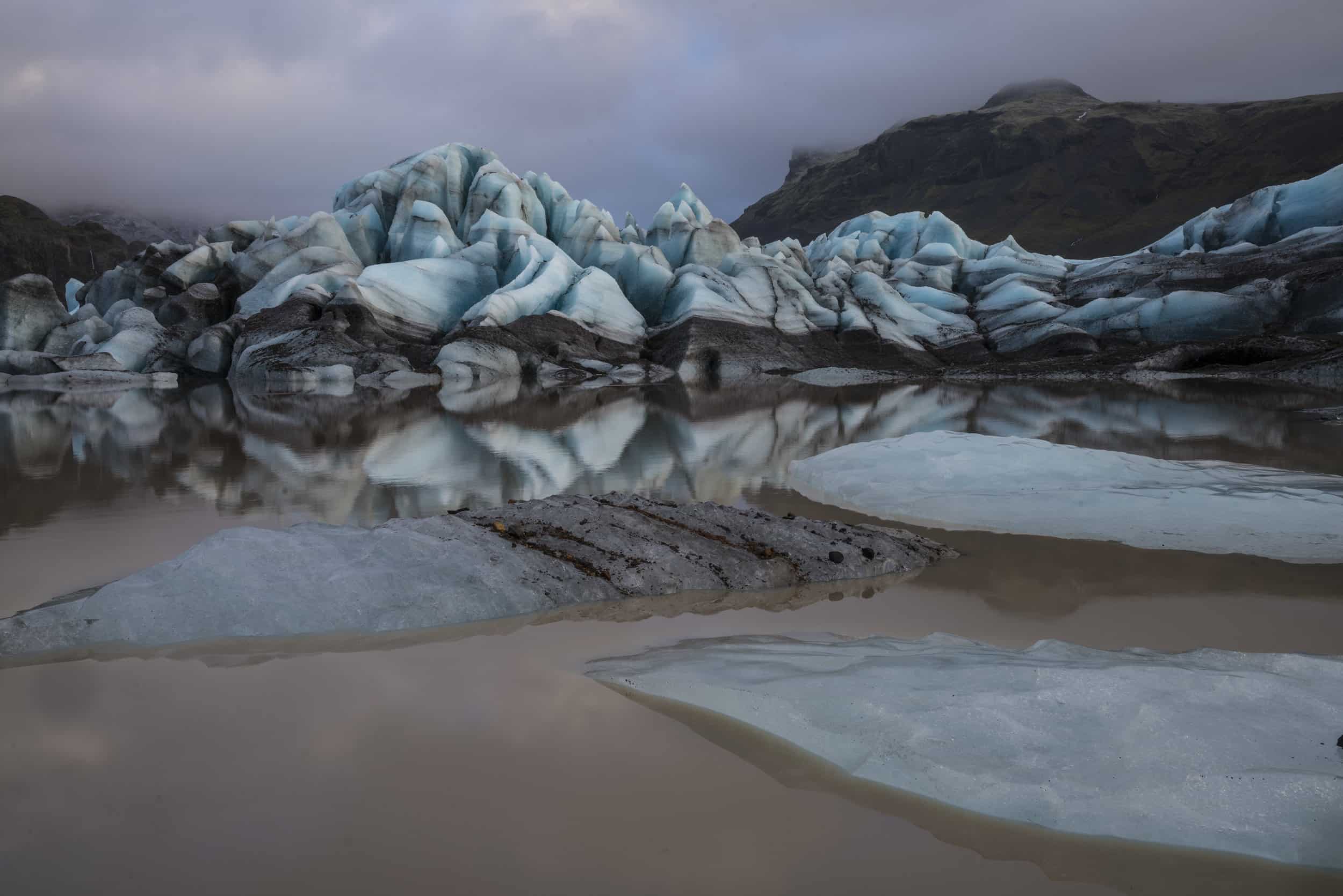Michael Kienitz, “Svinafellsjokull Glacial Snout, South East Iceland, Dec. 2016