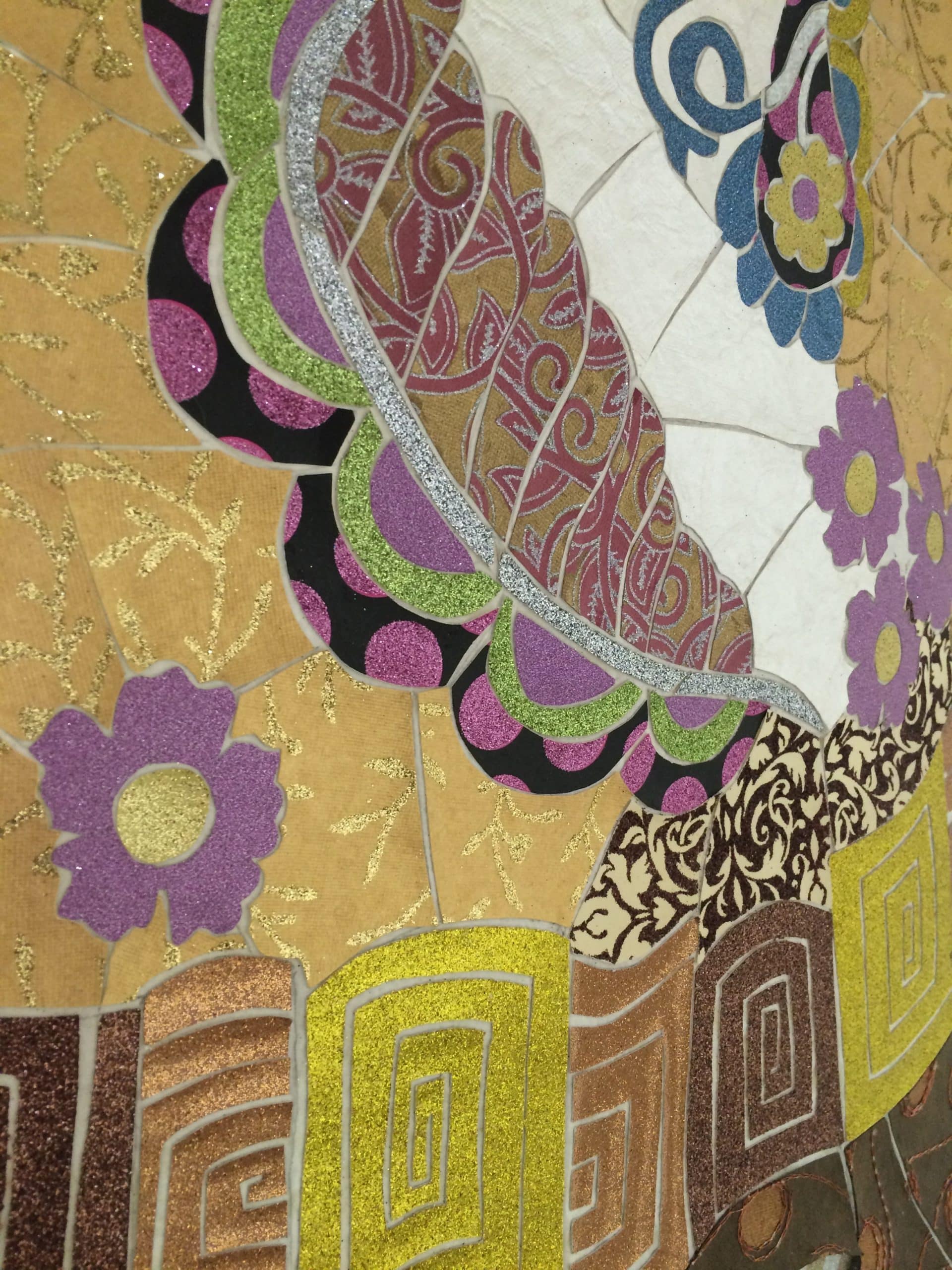  Detail from earlier dress series 