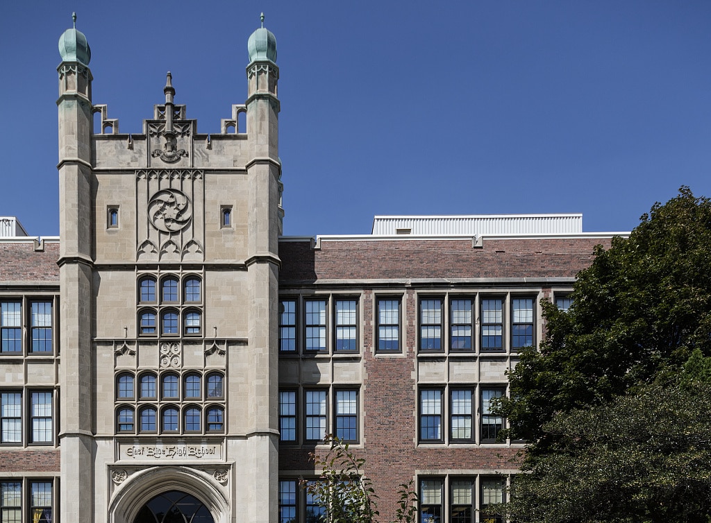 East High School. Photo by Carol Highsmith via the Library of Congress.