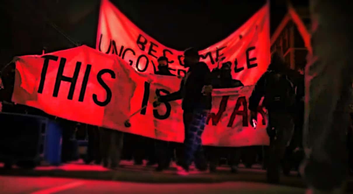Protests against Milo Yiannopolous' appearance at University of California Berkeley. Photo by Pietro Piupparco on Flickr.