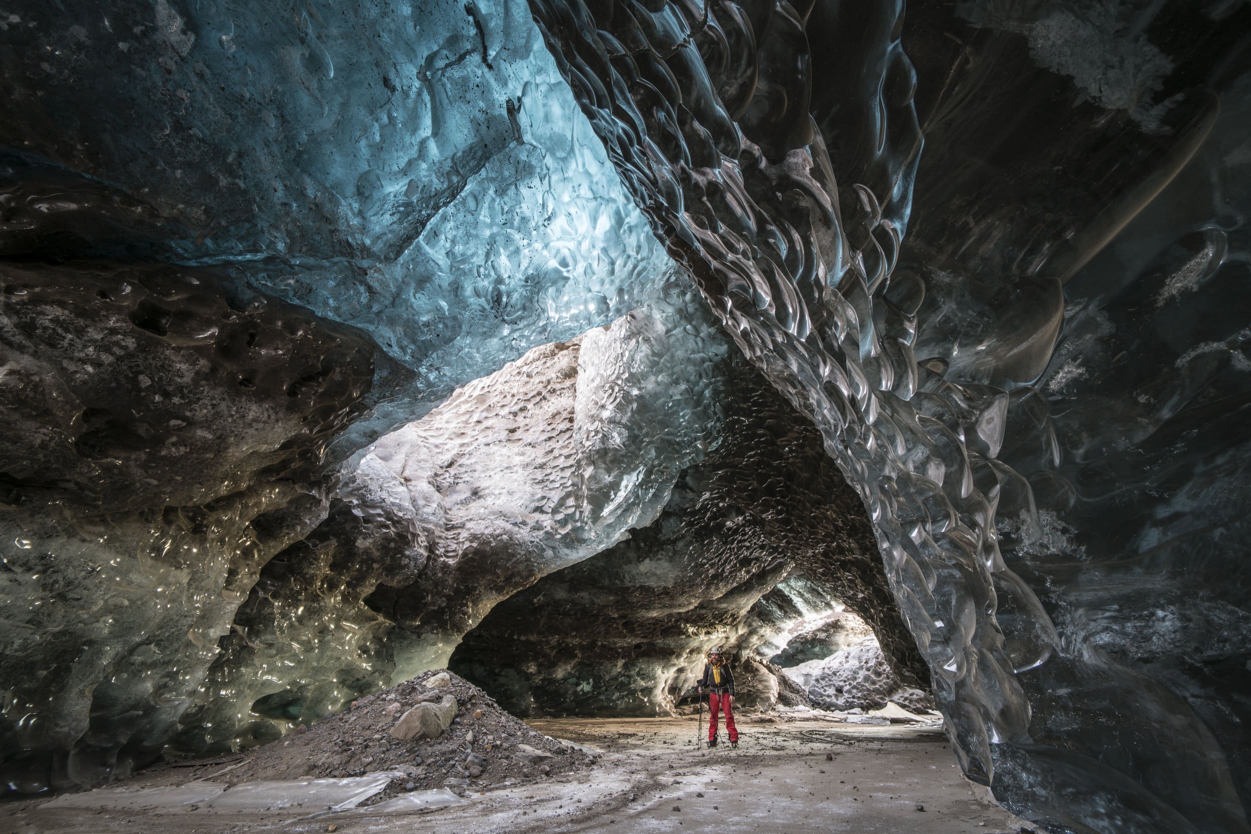 Michael Kienitz, “Old Crystal Cave, Svinafellsjokull, South East Iceland, Dec. 2017,.”