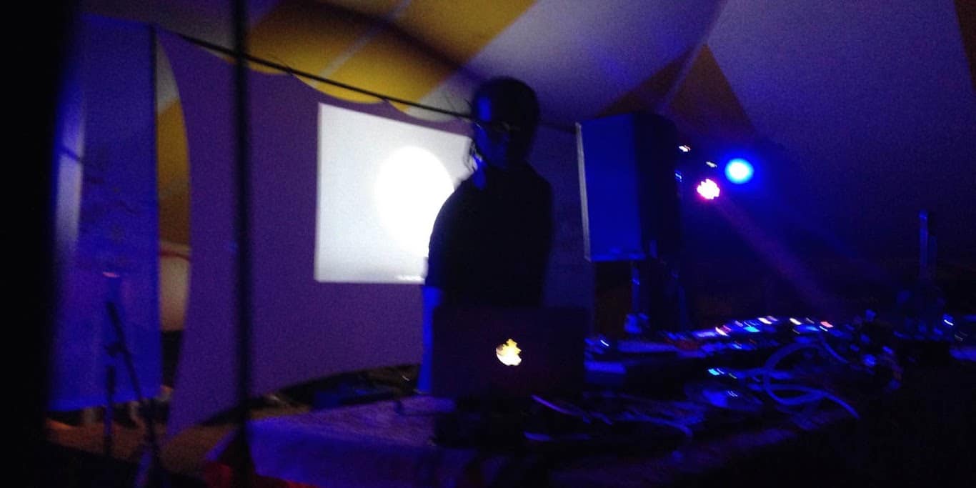 Detroit techno artist Stacey Pullen played a great DJ set at this year's Fete De Marquette electronic tent.