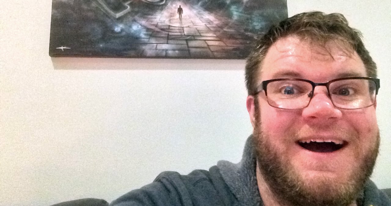 Our correspondent, fresh from the tank.