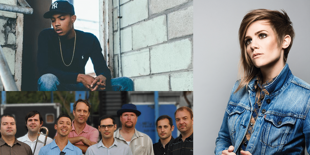 Clockwise from left: G Herbo at The Frequency on December 3, Cameron Esposito begins a run of shows at Comedy Club on State on December 3, and Mama Digdown's Brass Band plays WORT's Anniversary party on December 5.