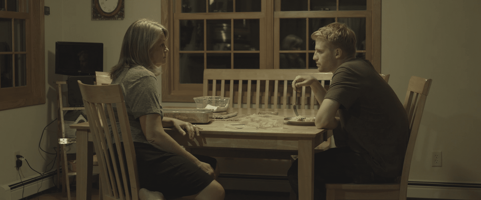 Jill Runde, left as James' Mom and James Runde as James in “Played Out.”