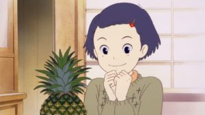 In "Only Yesterday," a young Taeko eagerly awaits her first taste of pineapple.