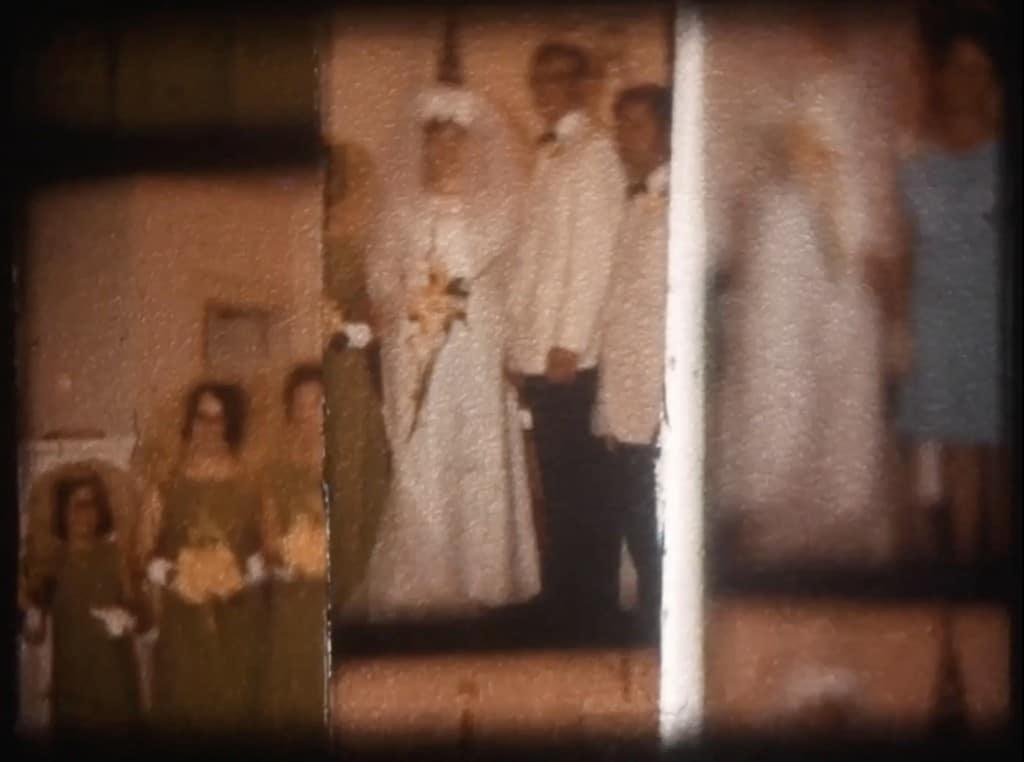 A faded, sepia-colored still from Blake Barit's short film 