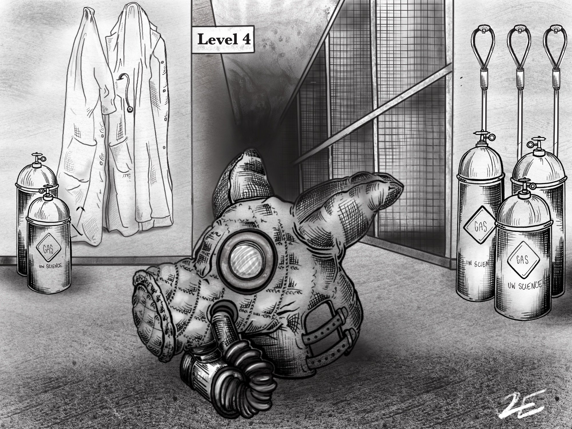 From the archives: The dogs of Science Hall