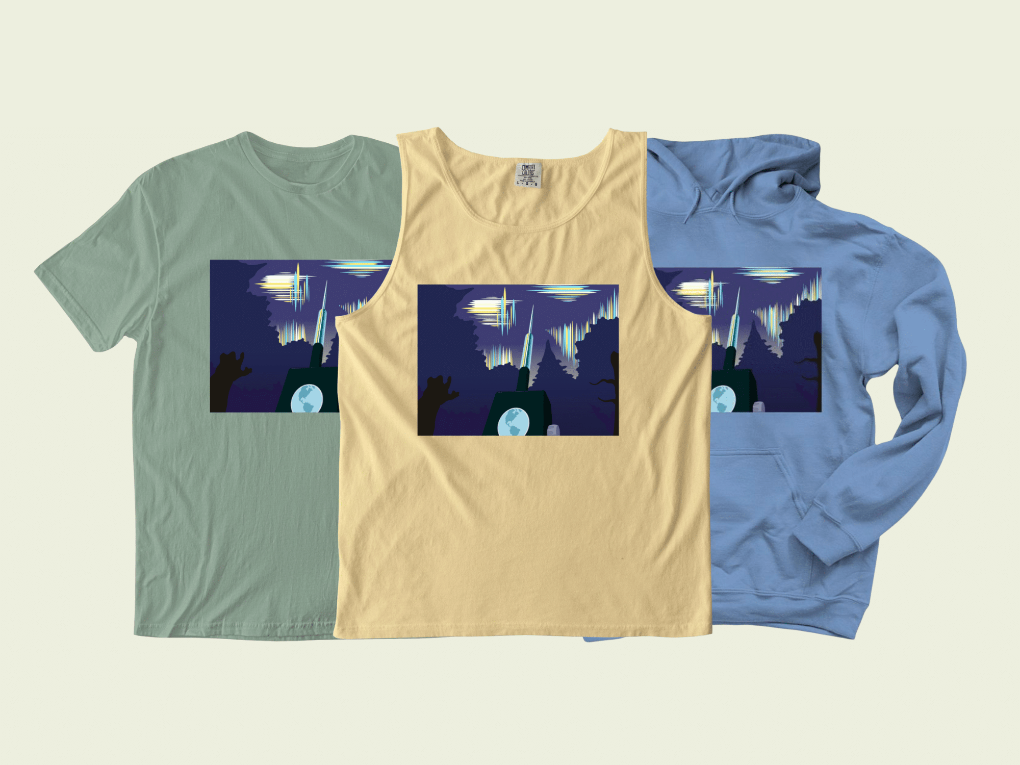Support Tone Madison by purchasing a “Listen to the sky” shirt