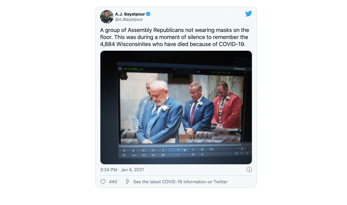 Wisconsin Republicans get briskly to work on killing constituents, selves