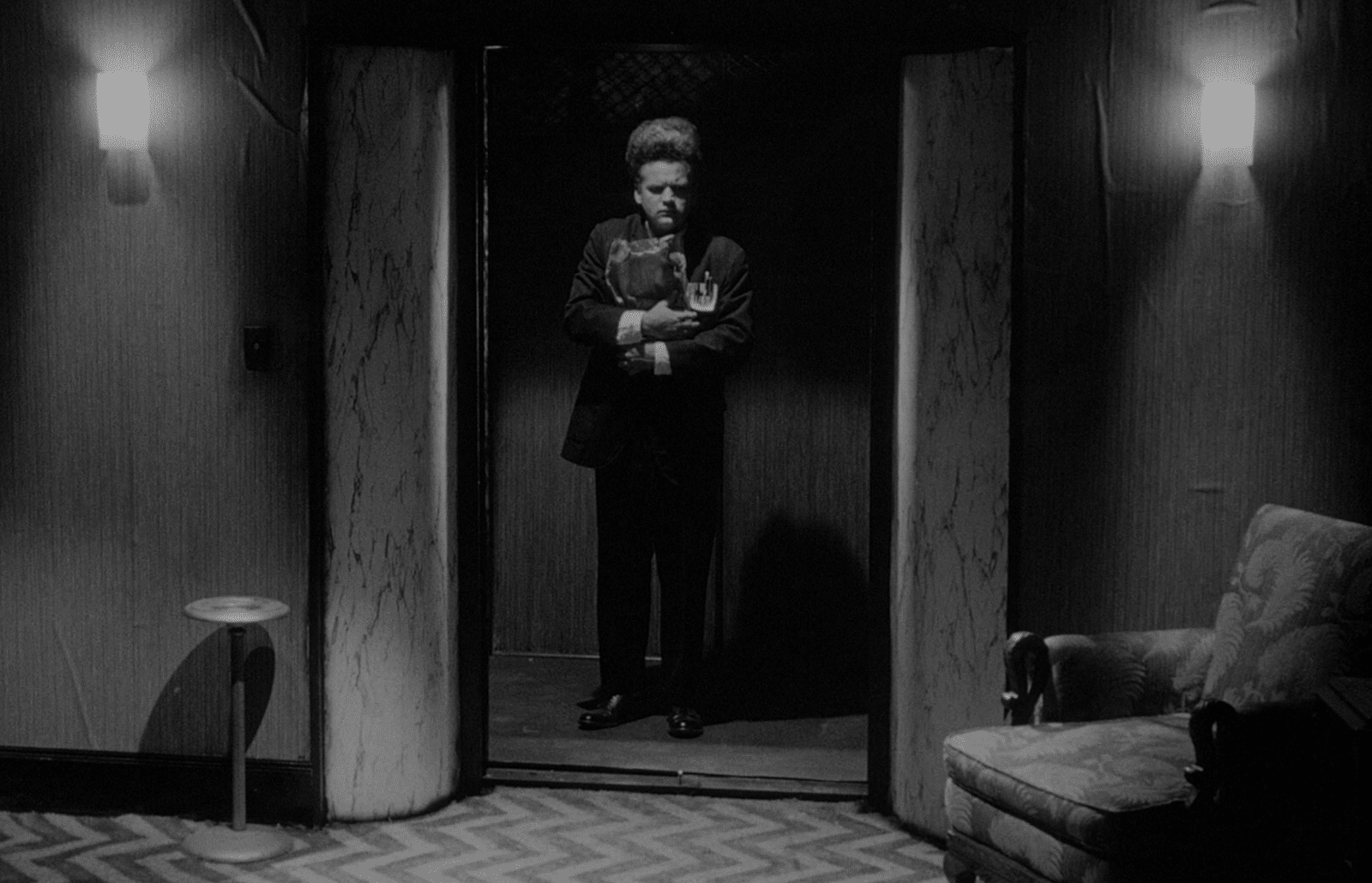 “Eraserhead” exemplifies David Lynch’s signature blend of the surreal and the mundane
