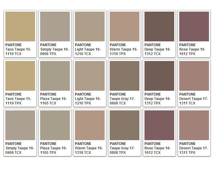 Taupe is the Soggiest color