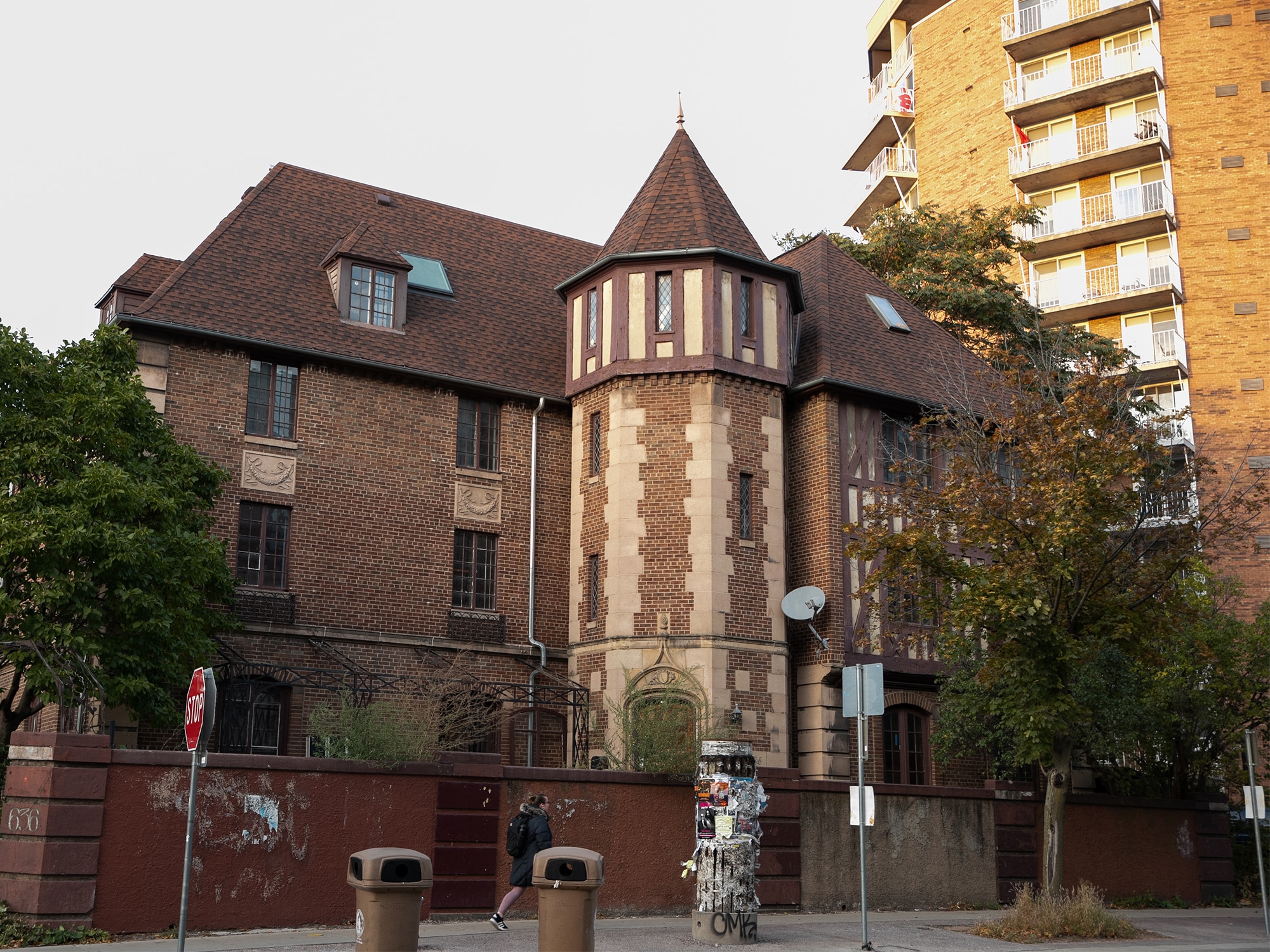 A photo shows the chateau-style building at 636 Langdon St., where the Zoe Bayliss cooperative plans to relocate in 2023.